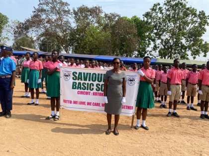 Independence parade held at Amasaman M/A school park