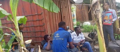 Child protection community engagement at Ayikai Doblo