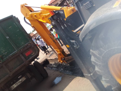 Desilting of gutters, Fumigation & clearing of Refuse @ Abease, Sonitra, Doblo Gonno