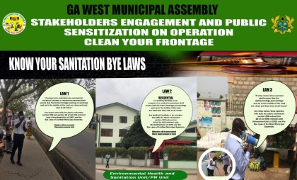Operation clean your frontage - Flyer