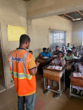 NADMO officers visit schools to Inspect & Monitor Hazards to ensure Safety of the Children.