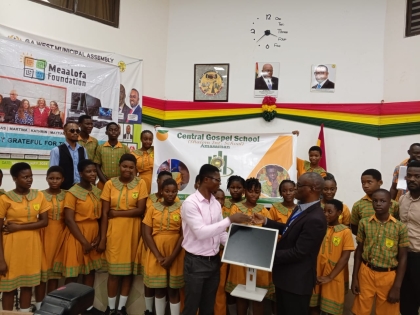 Meaalofa Foundaton (gGmbH) Donates 202 Computers and Accessories to Schools in Ghana