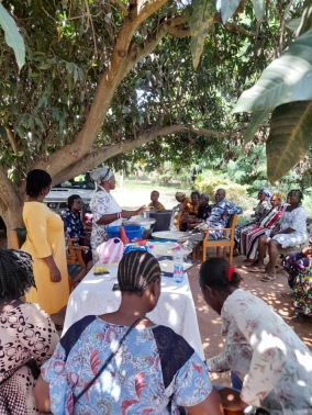 Training of women farmers on the processing of maize into Cerelac, Tom Brown & Wenimix 