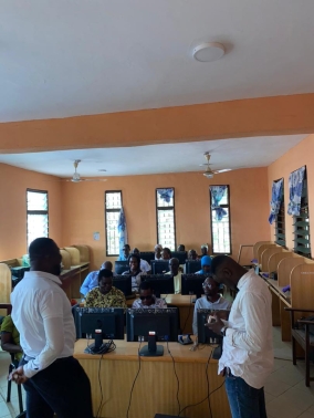 Basic ICT Training for Visually Impaired Persons @ the Amasaman CIC Center