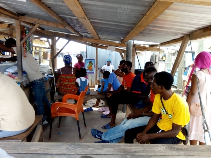 Child protection community engagement at Akotoshie
