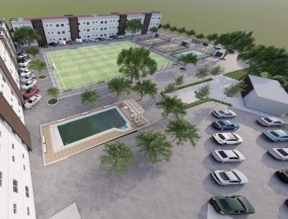 Proposed development of Amasaman M/A school park into a sports complex