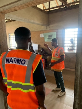 NADMO officers visit schools to Inspect & Monitor Hazards to ensure Safety of the Children.