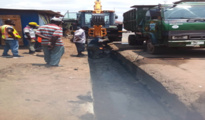 Sweeping, Desilting of gutters & Health Education along CBD & the Hospital