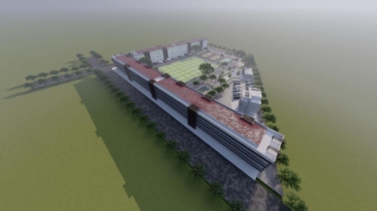 Proposed development of Amasaman M/A school park into a sports complex