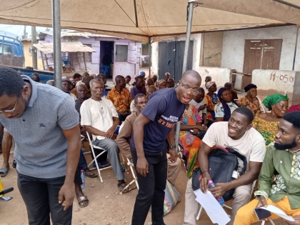 COMMUNITY DIALOGUE ON SOCIAL PROTECTION RIGHTS  RESPONSIBILTIES HELD AT KUTUNSE 