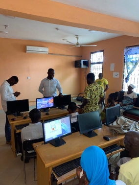 Basic ICT Training for Visually Impaired Persons @ the Amasaman CIC Center