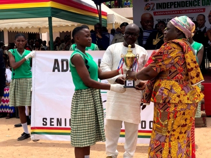 Ga West Municipal Assembly Marks The 67th Independence Day At Nsakina MA Basic School.