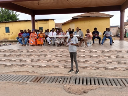 COMMUNITY DIALOGUE ON SOCIAL PROTECTION RIGHTS AND RESPONSIBILTIES HELD AT AMASAMAN 
