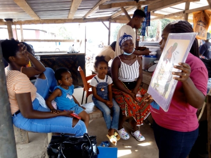 Child protection community engagement at Akotoshie