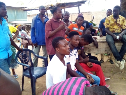 Child protection community engagement at Manhean