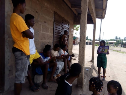 Child protection community engagement at Mayera