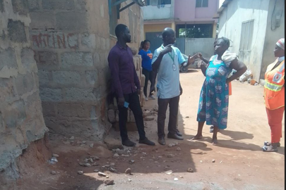 Inspection, Education and Sensitization @Medie on Hazards, Sensitization on Fire (NADMO)