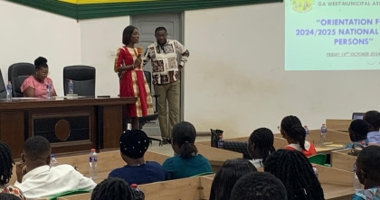 Orientation for 2024/2025 National Service Persons