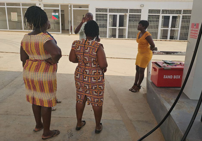 Fire Education and Inspection of Fire Extinguishers around Mayera Faase By NADMO