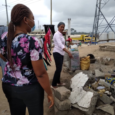 Hazard Identification and Field Sensitization at Amasaman Ayigbe Town ant its Environs. By Nadmo