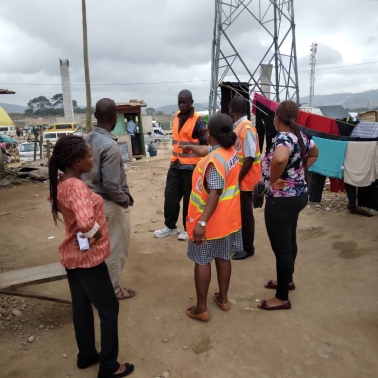 Hazard Identification and Field Sensitization at Amasaman Ayigbe Town ant its Environs. By Nadmo