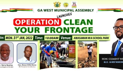 Operation clean your frontage - Flyer
