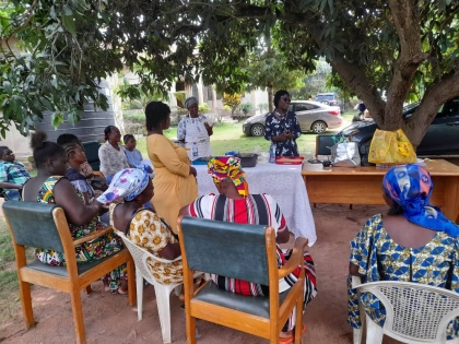 Training of women farmers on the processing of maize into Cerelac, Tom Brown & Wenimix 