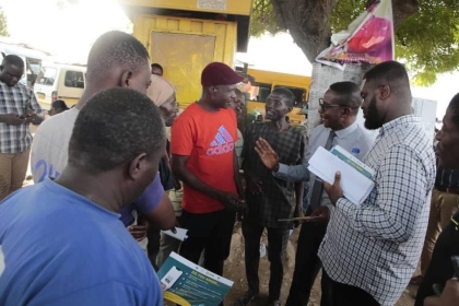 Minister of Information joins ISD Ga West Team on E-LEVY Sensitization in Amasaman