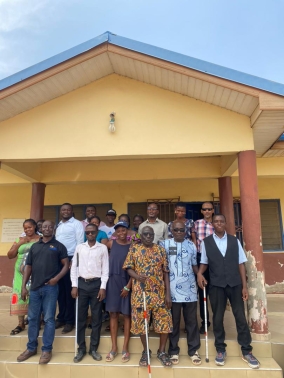 Basic ICT Training for Visually Impaired Persons @ the Kwashikuma CIC Center