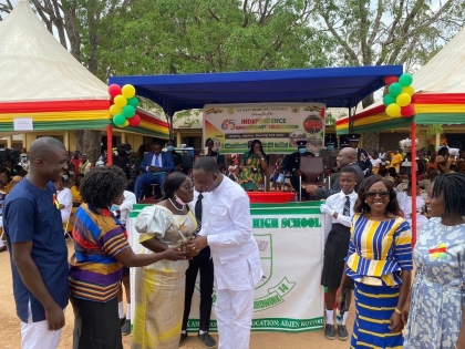 Independence parade held at Amasaman M/A school park