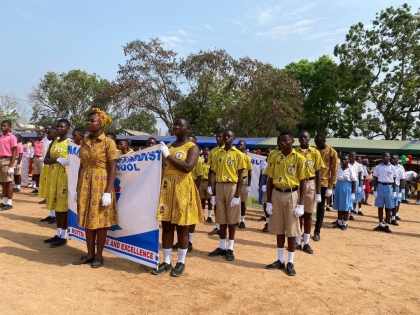 Independence parade held at Amasaman M/A school park