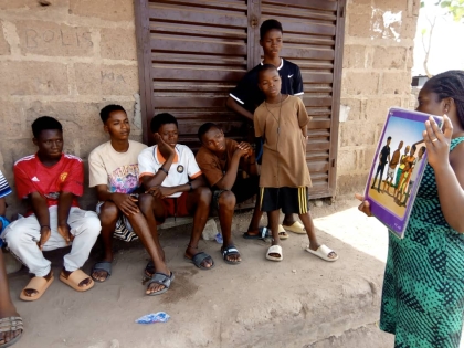 Child protection community engagement at Mayera