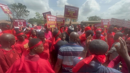 Demonstration At Samsam Electoral Area