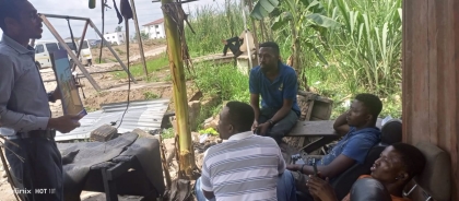 Child protection community engagement at Ayikai Doblo
