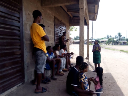 Child protection community engagement at Mayera