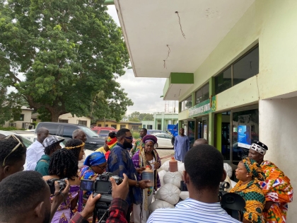 Ga West Donates Food Items towards 2024 Homowo Celebrations in the Municipality