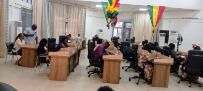 Hon. John Desmond Sowah Nai meets with Management of the Assembly