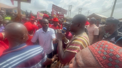 Demonstration At Samsam Electoral Area