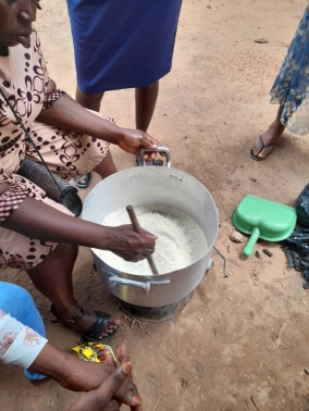 Training of women farmers on the processing of maize into Cerelac, Tom Brown & Wenimix 