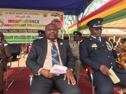 Independence parade held at Amasaman M/A school park