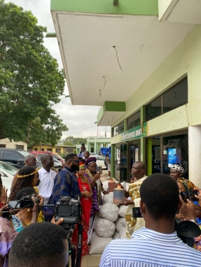 Ga West Donates Food Items towards 2024 Homowo Celebrations in the Municipality