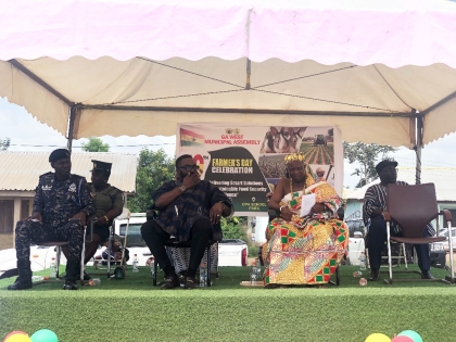 Ga West Municipal Assembly Celebrates 39th Farmers Day At Opah M/A Basic School Park