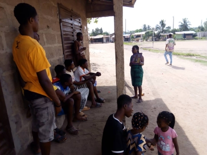 Child protection community engagement at Mayera