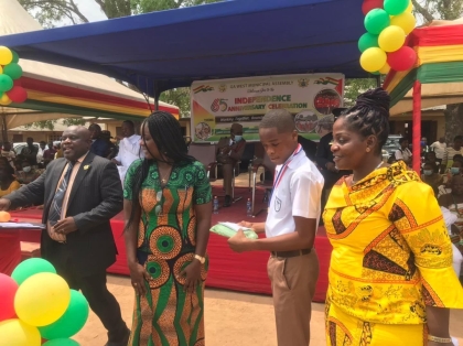 Independence parade held at Amasaman M/A school park