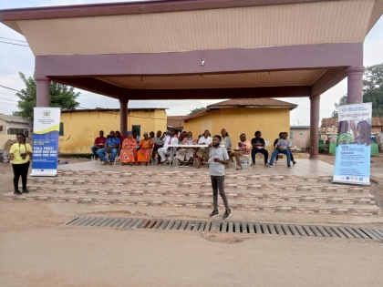 COMMUNITY DIALOGUE ON SOCIAL PROTECTION RIGHTS AND RESPONSIBILTIES HELD AT AMASAMAN 