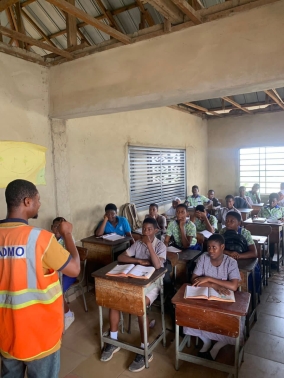 NADMO officers visit schools to Inspect & Monitor Hazards to ensure Safety of the Children.