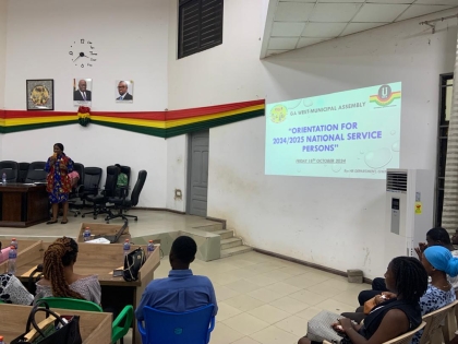 Orientation for 2024/2025 National Service Persons