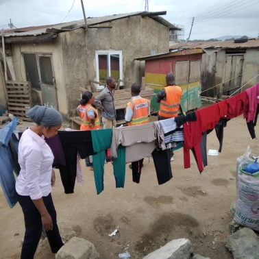 Hazard Identification and Field Sensitization at Amasaman Ayigbe Town ant its Environs. By Nadmo