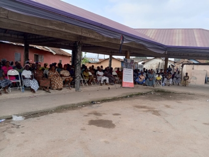 COMMUNITY DIALOGUE ON SOCIAL PROTECTION RIGHTS AND RESPONSIBILTIES HELD AT AMASAMAN 